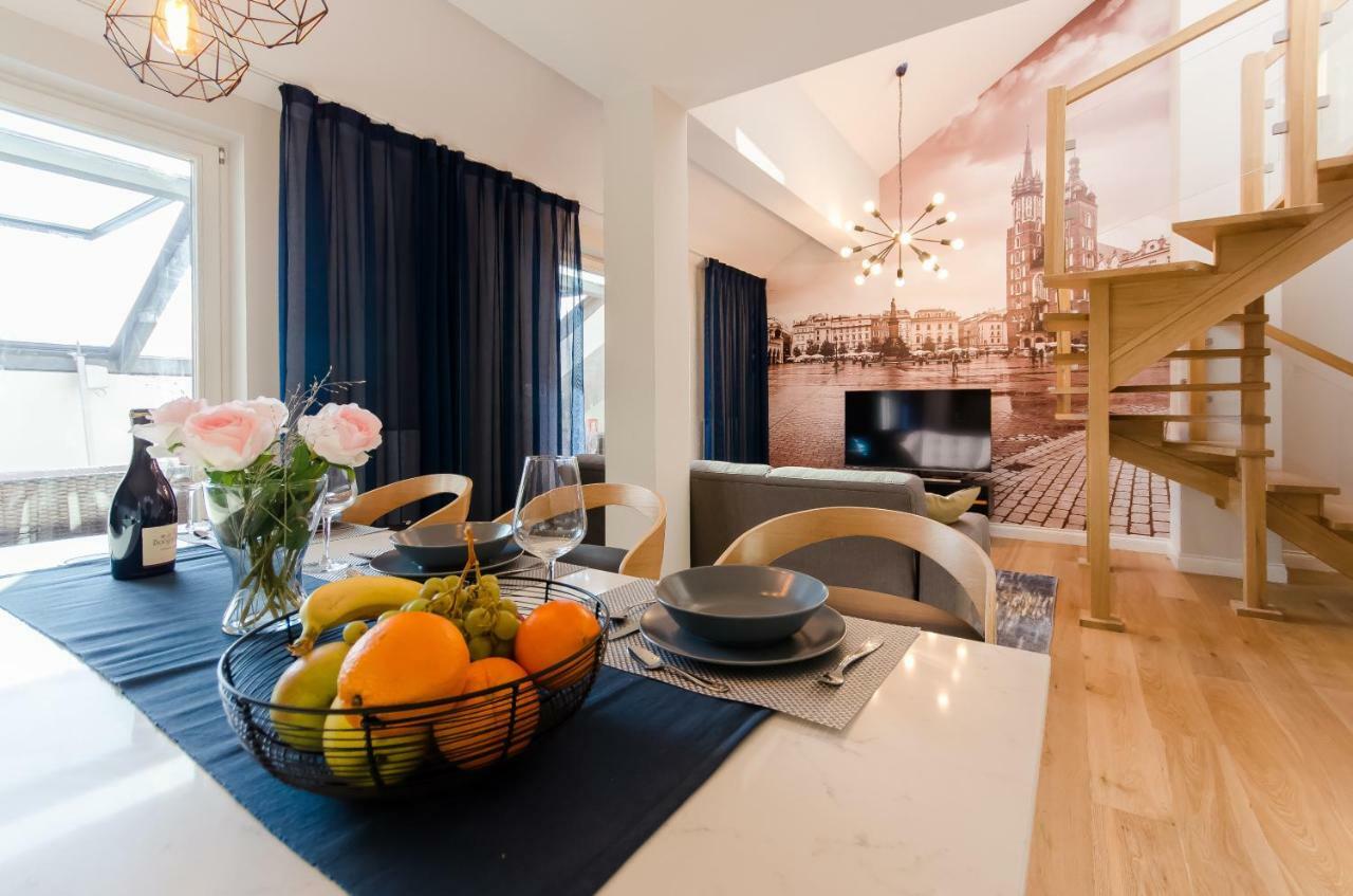 クラクフKazimierz Penthouse With Private Terraceアパートメント エクステリア 写真