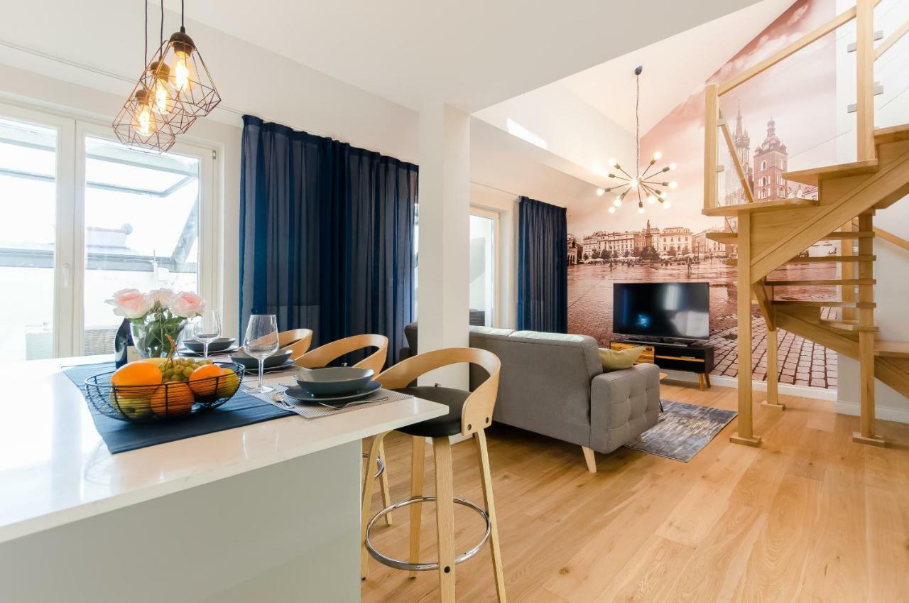 クラクフKazimierz Penthouse With Private Terraceアパートメント エクステリア 写真