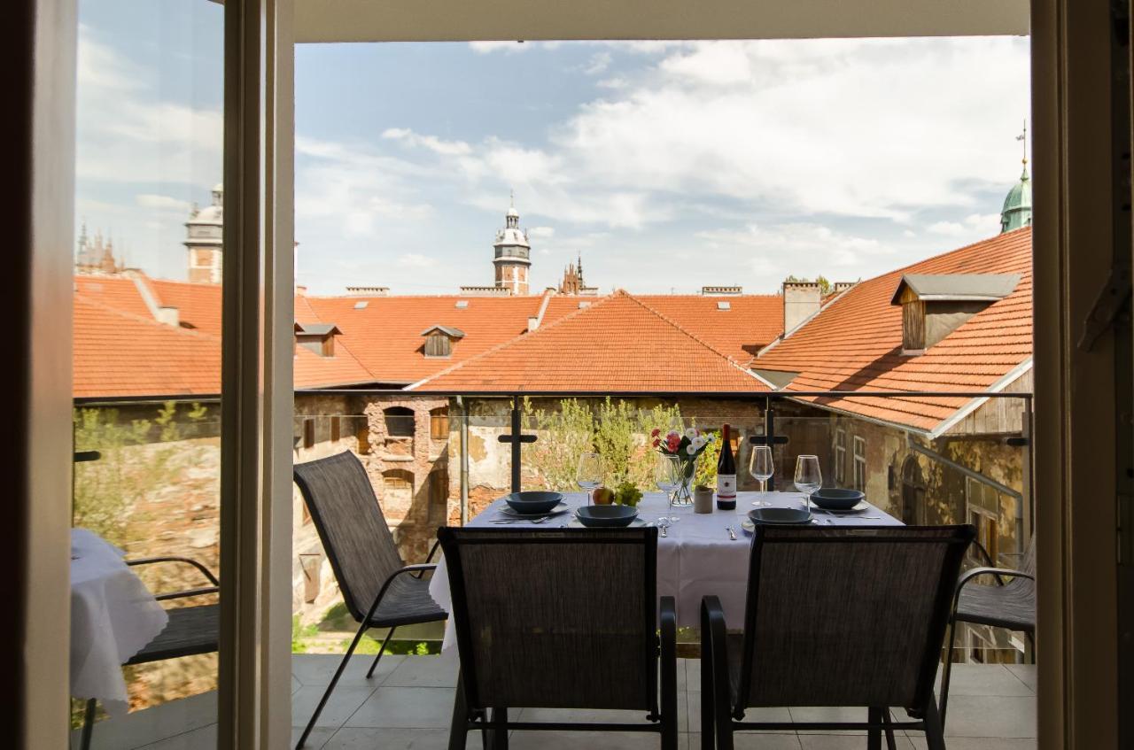 クラクフKazimierz Penthouse With Private Terraceアパートメント エクステリア 写真